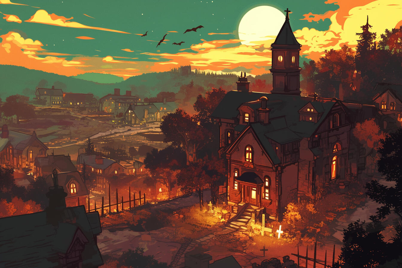 Hex Valley, with its notable early twilight.